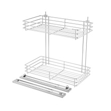 Canasta de soporte de montaje del alambre del gabinete de cocina